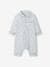 Cotton Flannel Sleepsuit for Babies WHITE LIGHT CHECKS 