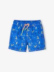 Boys-Swim & Beachwear-Swim Shorts with Printed Dinos, for Boys