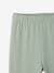 Mid-Calf Leggings for Girls GREEN LIGHT SOLID+rosy+White 