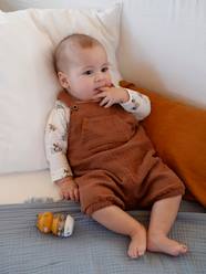 Dungarees with Adjustable Straps, for Babies - caramel, Baby