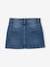 A-line Denim Skirt, for Girls BLUE DARK WASCHED+BLUE MEDIUM WASCHED 