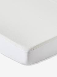 Bedroom Furniture & Storage-Waterproof Mattress Protector in Fleece, Organic Collection