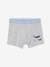 Pack of 5 Stretch Whale Boxer Shorts for Boys BLUE LIGHT ALL OVER PRINTED 