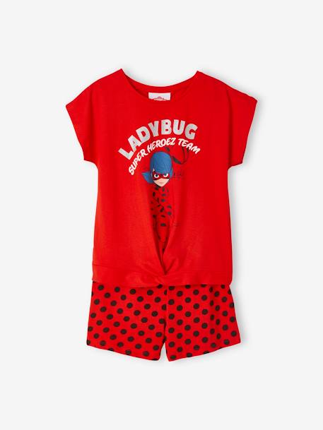 Miraculous: The Adventures of Ladybug Pyjamas for Girls RED BRIGHT SOLID WITH DESIG 