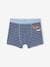 Pack of 5 Stretch Whale Boxer Shorts for Boys BLUE LIGHT ALL OVER PRINTED 