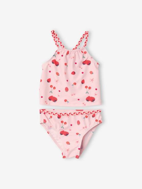 Fruity Bikini for Girls PINK LIGHT ALL OVER PRINTED 