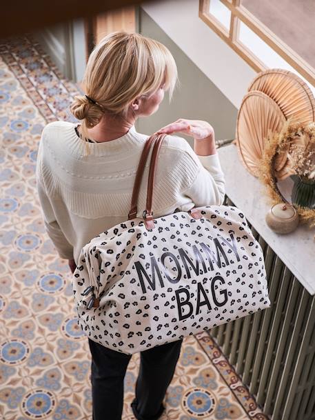 Mommy Bag Nursery Bag by CHILDHOME Leopard Print 