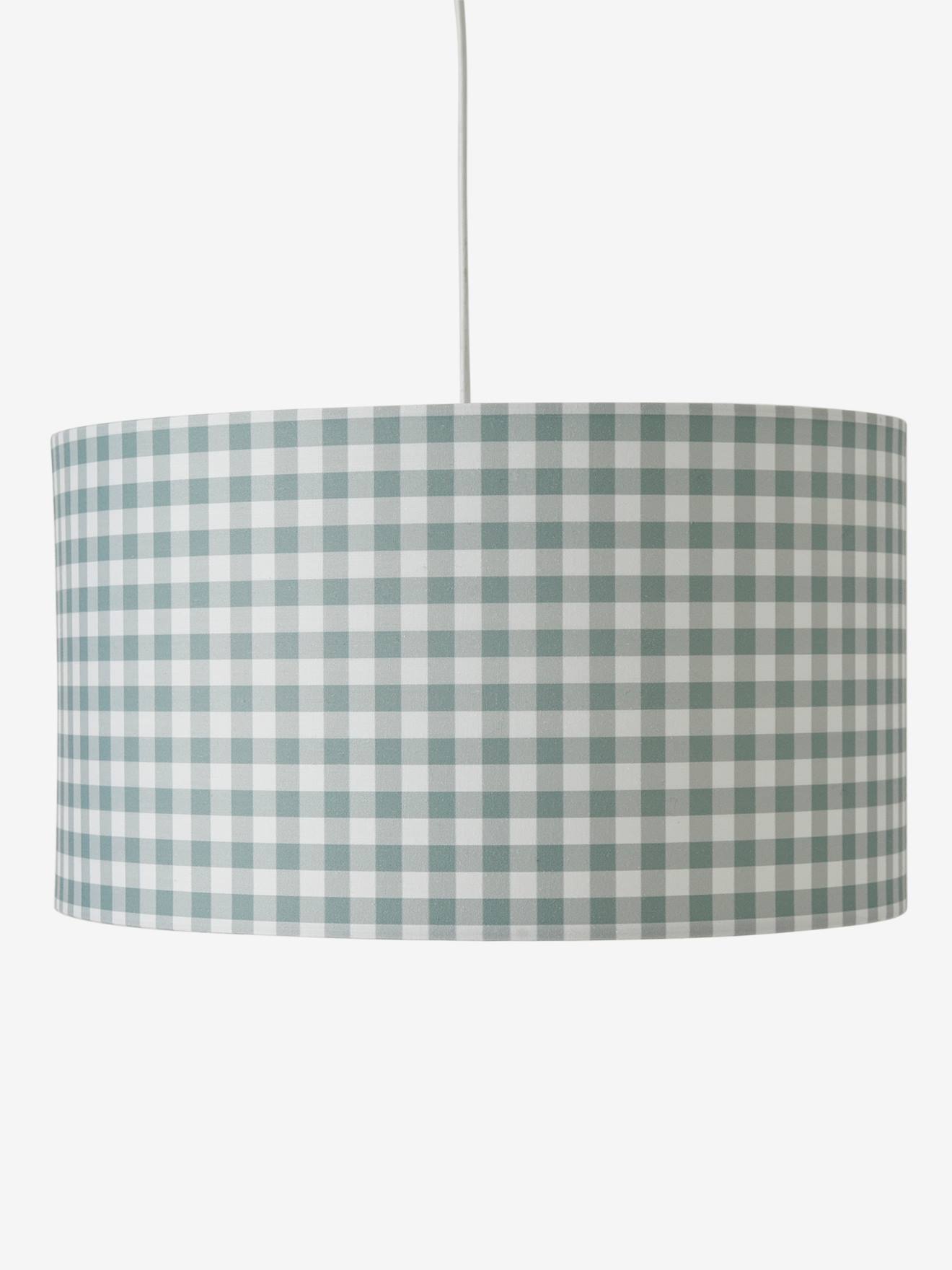 Blue on sale gingham lampshade