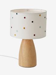 -Bedside Lamp with Embroidered Dots