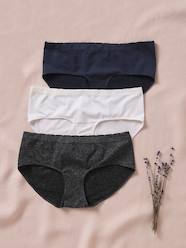 Maternity-Lingerie-Knickers & Shorties-Pack of 3 Seamless Shorties in Microfibre, for Maternity