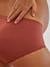 Pack of 2 Seamless Briefs in Microfibre for Maternity beige+PINK LIGHT SOLID 