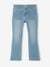 Flared Jeans for Girls BLUE MEDIUM SOLID 