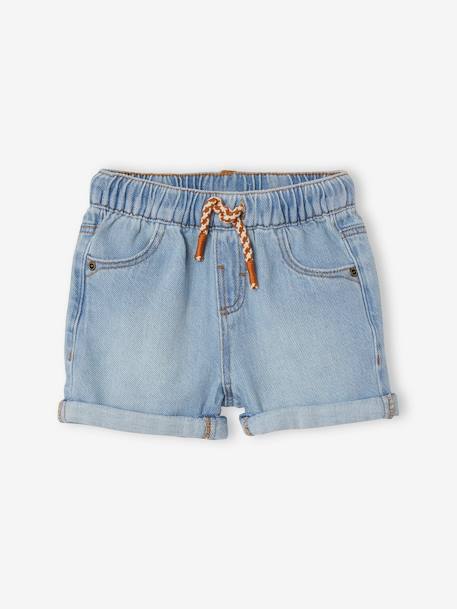 Denim Shorts for Babies BLUE MEDIUM WASCHED 