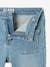 Flared Jeans for Girls BLUE MEDIUM SOLID 