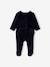 Pack of 2 'Car ride' Sleepsuits In Velour, for Baby Boys, Oeko Tex® BLUE DARK TWO COLOR/MULTICOL 