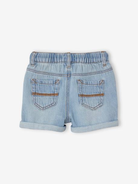 Denim Shorts for Babies BLUE MEDIUM WASCHED 