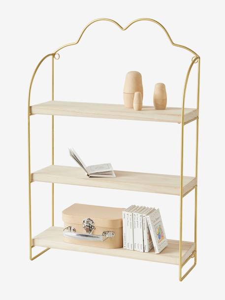 3-Level Bookcase, Cloud YELLOW MEDIUM METALLIZED 