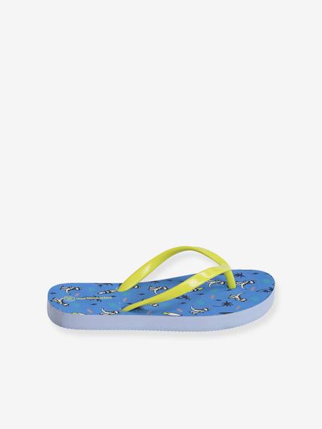 Printed Flip-Flops for Boys BLUE MEDIUM ALL OVER PRINTED 