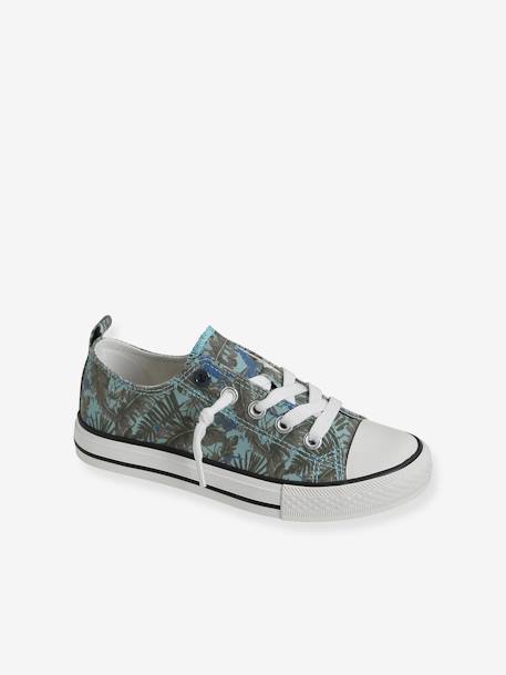 Fabric Trainers with Elastic, for Boys - blue dark solid, Shoes