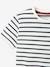 Short-Sleeved Sailor-Style T-Shirt for Boys azure+BLUE BRIGHT STRIPED+GREEN MEDIUM STRIPED+striped red+striped yellow 