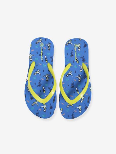 Printed Flip-Flops for Boys BLUE MEDIUM ALL OVER PRINTED 