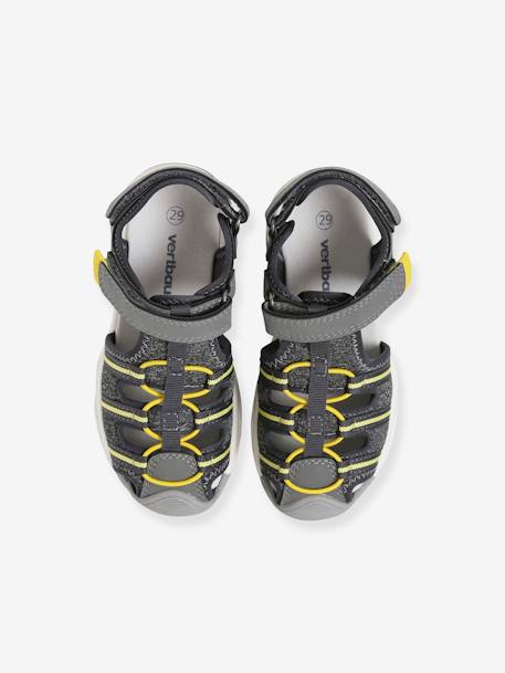 Sandals for Boys GREY MEDIUM SOLID 