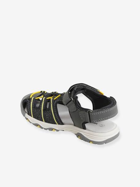 Sandals for Boys GREY MEDIUM SOLID 