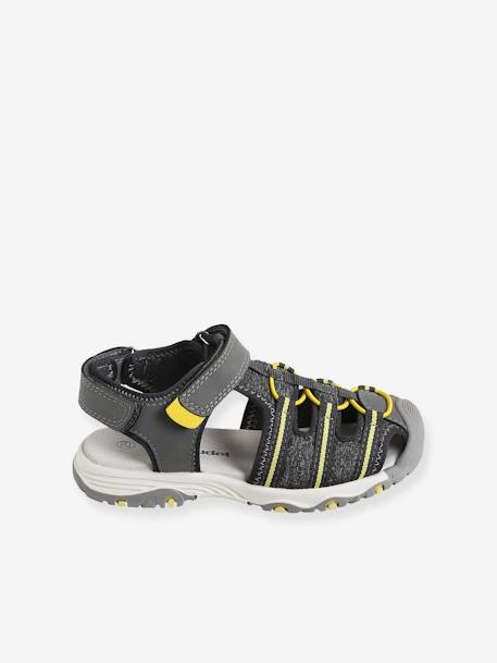 Sandals for Boys GREY MEDIUM SOLID 