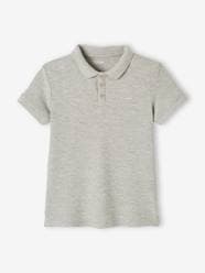 Boys-Tops-Polo Shirts-Short Sleeve Polo Shirt, Embroidery on the Chest, for Boys