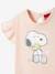 Snoopy T-Shirt for Baby Girls, by Peanuts® PINK MEDIUM SOLID WITH DESIG 