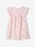 Embroidered Dress in Cotton Gauze for Girls PINK LIGHT ALL OVER PRINTED 