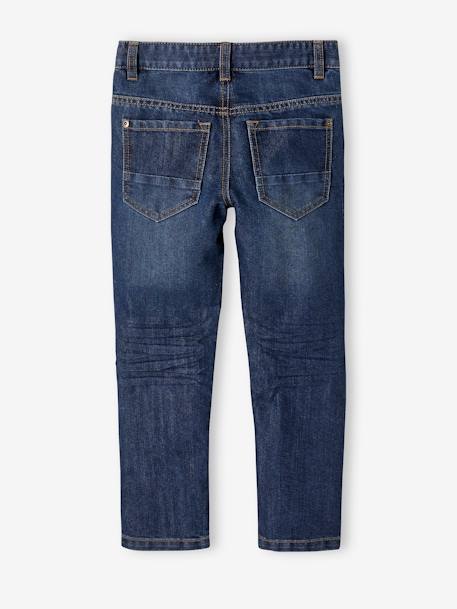 NARROW Hip, MorphologiK Indestructible Straight Leg 'Waterless' Jeans BLUE DARK SOLID+BLUE DARK WASCHED 