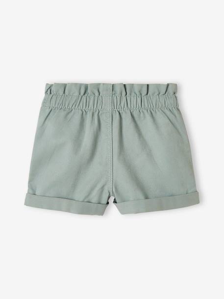 Shorts with Elasticated Waistband, for Babies clay beige+GREEN MEDIUM SOLID+pale pink 