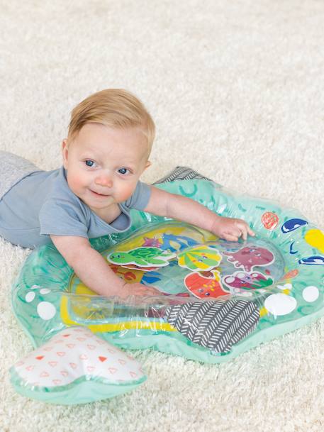 Narwhal Multisensory Water Mat, by INFANTINO BLUE LIGHT SOLID WITH DESIGN 