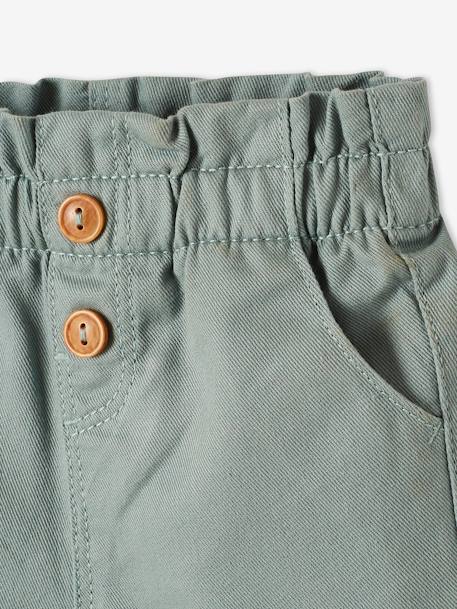 Shorts with Elasticated Waistband, for Babies clay beige+GREEN MEDIUM SOLID+pale pink 