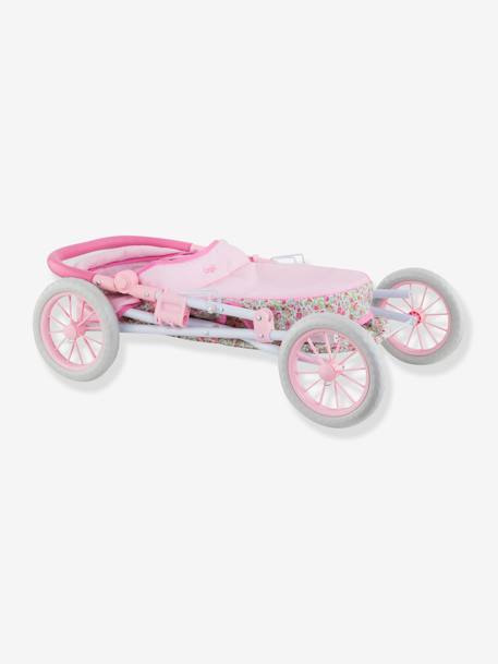 Pushchair for 36/42/52 cm Dolls, by COROLLE PINK MEDIUM SOLID WITH DESIG 