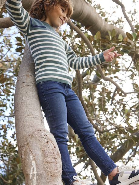 Sailor-Style Striped Jumper for Boys BROWN MEDIUM STRIPED+ecru+green+GREEN MEDIUM SOLID WITH DESIG 