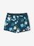 Sports Shorts with Floral Print, for Girls BLUE MEDIUM ALL OVER PRINTED 