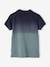 Dip-Dye Polo Shirt for Boys BLUE BRIGHT SOLID WITH DESIGN 