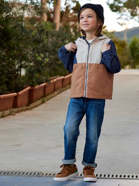 Loose-Fit Baggy Jeans, for Boys Denim Blue 