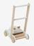 Lawnmower in FSC® Wood WHITE LIGHT SOLID WITH DESIGN 