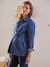 Progressive Denim Jacket, Pregnancy & Post-Pregnancy Special BLUE DARK SOLID 