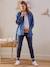 Progressive Denim Jacket, Pregnancy & Post-Pregnancy Special BLUE DARK SOLID 