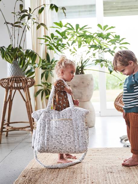 Changing Bag, Feather ecru+Ivory/Print+Light Brown/Print+printed beige+printed blue+printed white+White/Print 