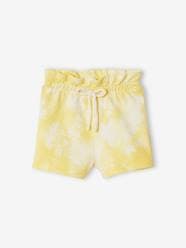 -Tie-Dye Fleece Shorts for Babies