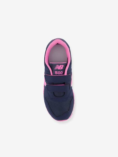 Trainers with Hook-&-Loop Straps for Girls, PV500WP1 by NEW BALANCE® BLUE MEDIUM SOLID 