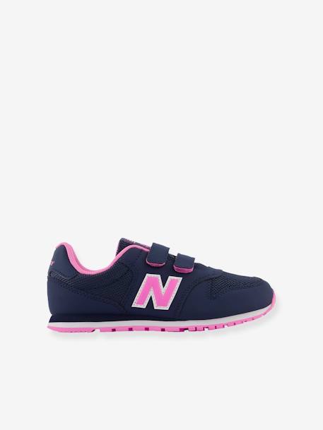 Trainers with Hook-&-Loop Straps for Girls, PV500WP1 by NEW BALANCE® BLUE MEDIUM SOLID 