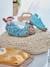 Printed Fabric Booties for Baby Boys Blue/Print 