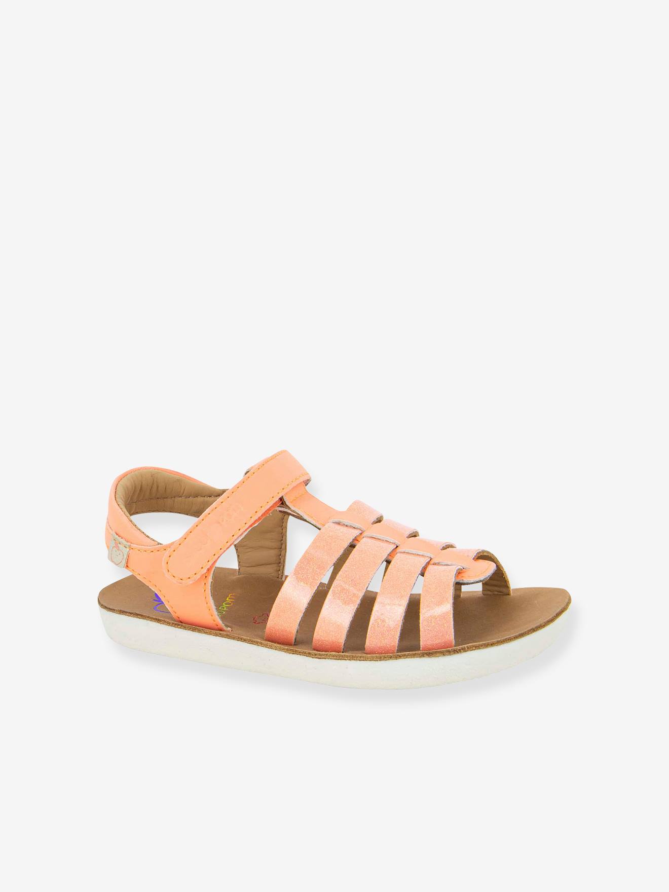 Light cheap orange sandals