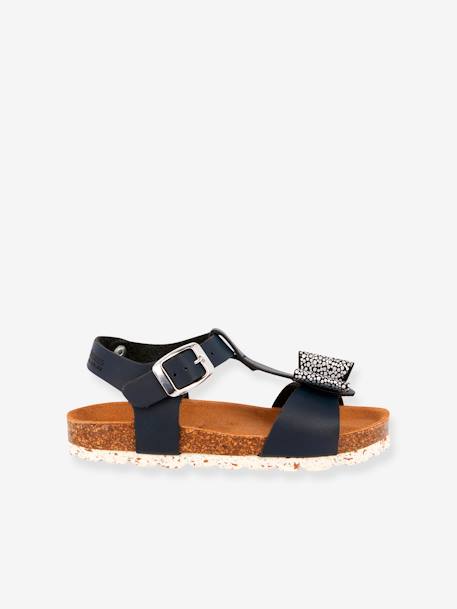 Sandals for Kids, Zabou by LES TROPEZIENNES® PAR M. BELARBI BLUE DARK SOLID WITH DESIGN+WHITE LIGHT SOLID WITH DESIGN 